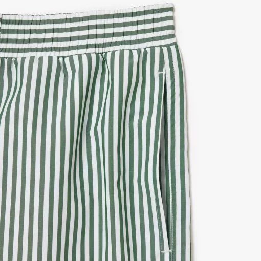 Lacoste Swimwear-Men'S Striped Swimming Trunks