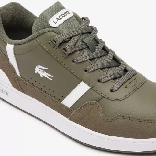 Lacoste Sneakers-Men'S T-Clip Leather Bicolour Trainers