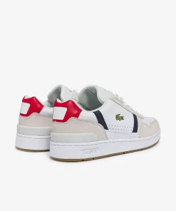 Lacoste Sneakers-Men'S T-Clip Tricolour Leather And Suede Trainers