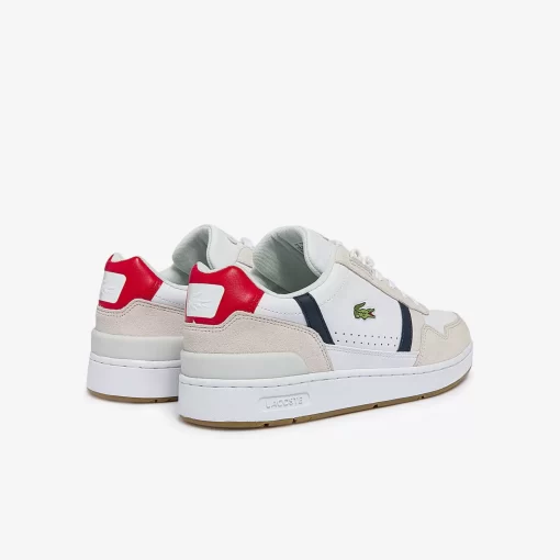 Lacoste Sneakers-Men'S T-Clip Tricolour Leather And Suede Trainers