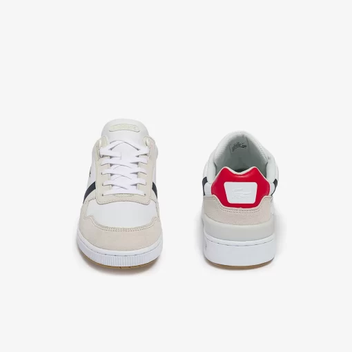 Lacoste Sneakers-Men'S T-Clip Tricolour Leather And Suede Trainers