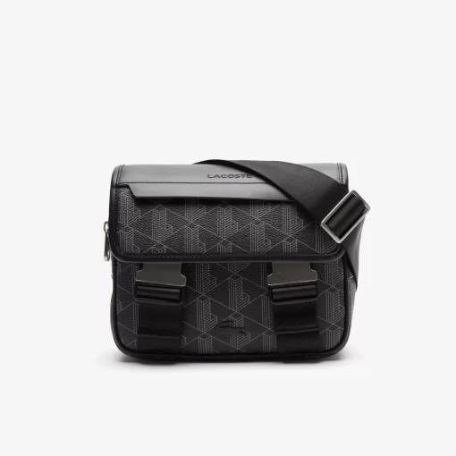 Lacoste Vertical Bags-Men'S The Blend Clipped Monogram Messenger Bag