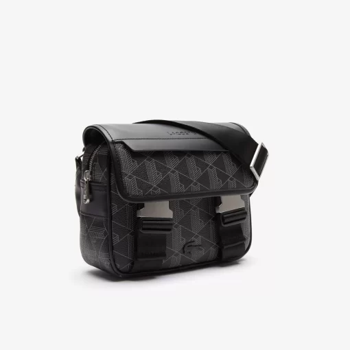 Lacoste Vertical Bags-Men'S The Blend Clipped Monogram Messenger Bag