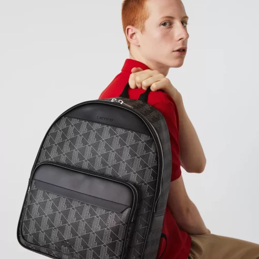 Lacoste Backpack-Men'S The Blend Monogram Backpack