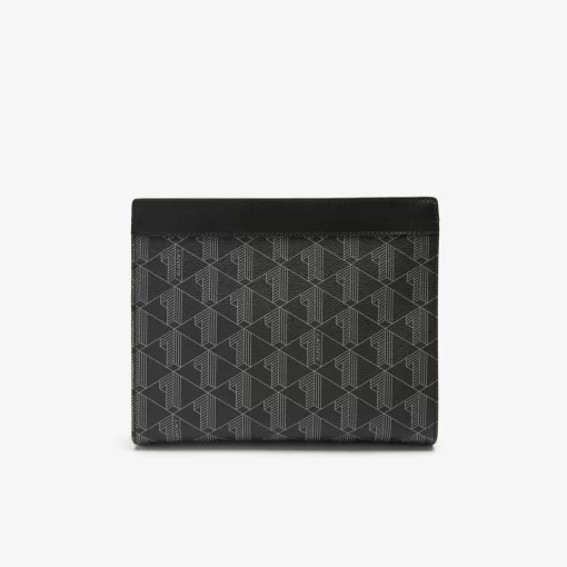 Lacoste Wallets & Small Leather Goods-Men'S The Blend Monogram Print Canvas Toiletry Bag