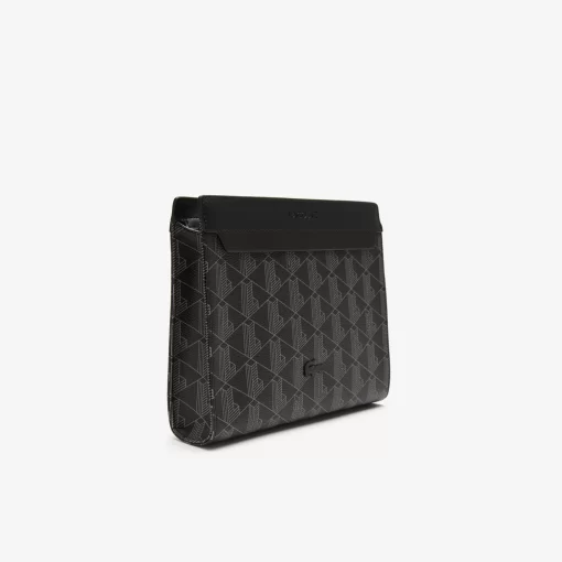 Lacoste Wallets & Small Leather Goods-Men'S The Blend Monogram Print Canvas Toiletry Bag