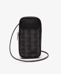 Lacoste Wallets & Small Leather Goods-Men'S The Blend Monogram Print Smartphone Holder