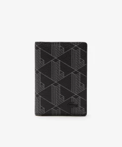 Lacoste Wallets & Small Leather Goods-Men'S The Blend Monogram Print Vertical Card Holder