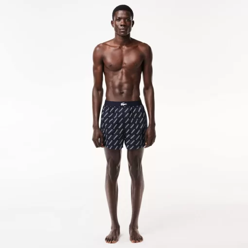 Lacoste Underwear & Lounge Wear-Men'S Ultra-Soft Cotton Boxer 3-Pack