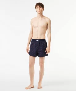 Lacoste Underwear & Lounge Wear-Men'S Ultra-Soft Cotton Boxer 3-Pack