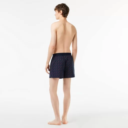 Lacoste Underwear & Lounge Wear-Men'S Ultra-Soft Cotton Boxer 3-Pack