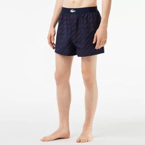 Lacoste Underwear & Lounge Wear-Men'S Ultra-Soft Cotton Boxer 3-Pack