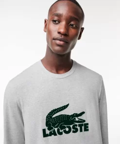 Lacoste Underwear & Lounge Wear-Men'S Velvet Logo Long Pyjama Set