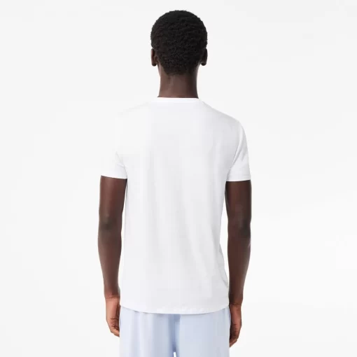 Lacoste T-Shirts-Men'S V-Neck Pima Cotton Jersey T-Shirt