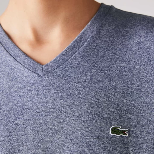 Lacoste T-Shirts-Men'S V-Neck Pima Cotton Jersey T-Shirt