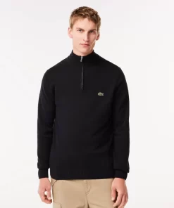 Lacoste Knitwear-Men'S Wool Trucker Sweater