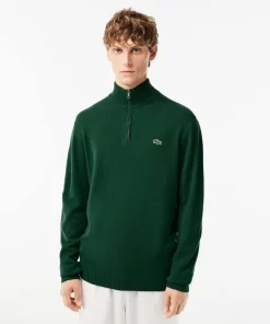 Lacoste Knitwear-Men'S Wool Trucker Sweater