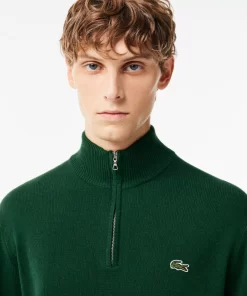 Lacoste Knitwear-Men'S Wool Trucker Sweater