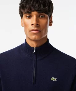 Lacoste Knitwear-Men'S Wool Trucker Sweater