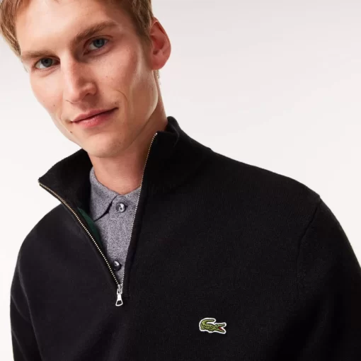 Lacoste Knitwear-Men'S Wool Trucker Sweater