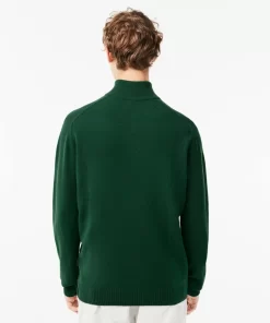 Lacoste Knitwear-Men'S Wool Trucker Sweater