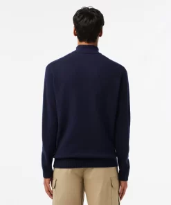 Lacoste Knitwear-Men'S Wool Trucker Sweater