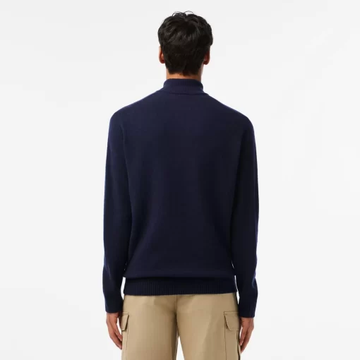 Lacoste Knitwear-Men'S Wool Trucker Sweater