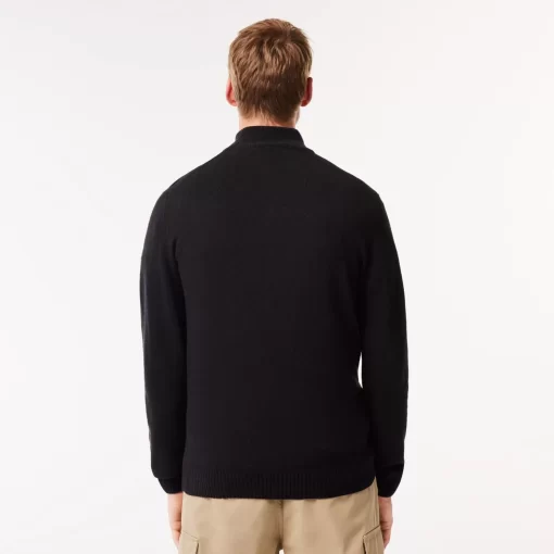 Lacoste Knitwear-Men'S Wool Trucker Sweater