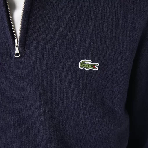 Lacoste Knitwear-Men'S Wool Trucker Sweater