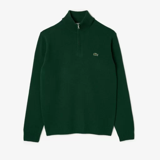 Lacoste Knitwear-Men'S Wool Trucker Sweater