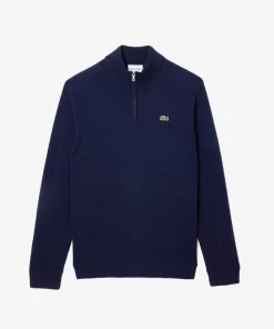 Lacoste Knitwear-Men'S Wool Trucker Sweater