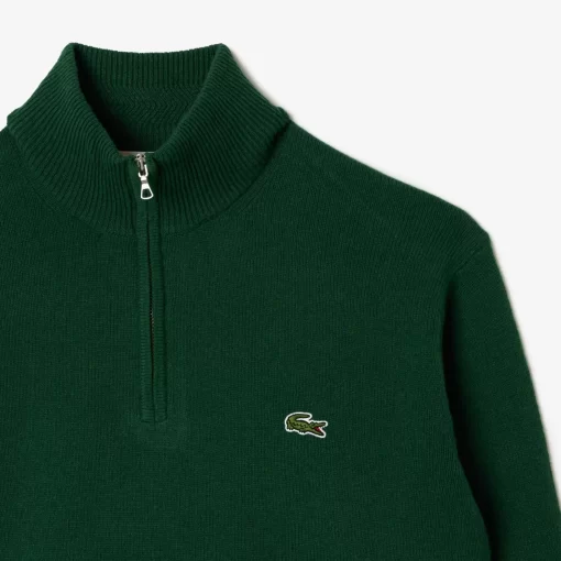 Lacoste Knitwear-Men'S Wool Trucker Sweater