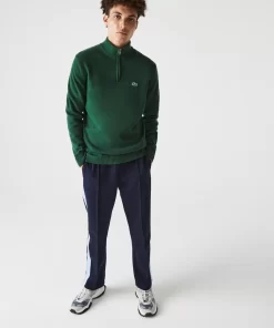 Lacoste Knitwear-Men'S Wool Trucker Sweater