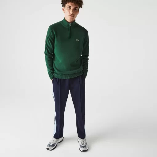 Lacoste Knitwear-Men'S Wool Trucker Sweater