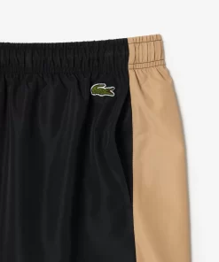 Lacoste Swimwear-Mid Length Colourblock Swim Trunks