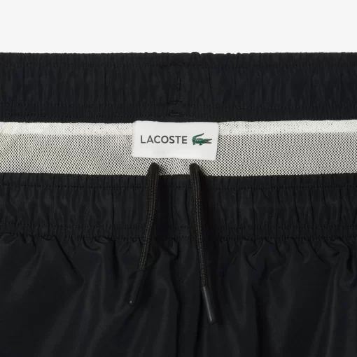 Lacoste Swimwear-Mid Length Colourblock Swim Trunks