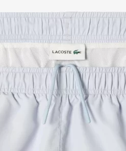 Lacoste Swimwear-Mid Length Colourblock Swim Trunks