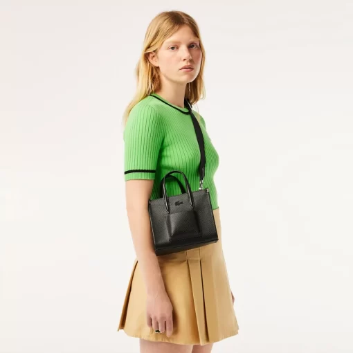 Lacoste Cross Body-Mini Chantaco Leather Tote