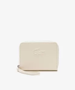 Lacoste Wallets & Small Leather Goods-Mini City Court Grain Leather Coin Purse