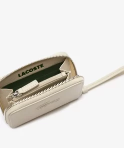 Lacoste Wallets & Small Leather Goods-Mini City Court Grain Leather Coin Purse