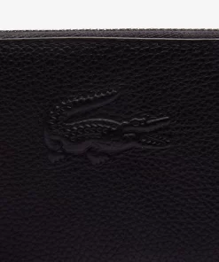 Lacoste Wallets & Small Leather Goods-Mini City Court Grain Leather Coin Purse