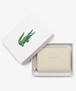 Lacoste Wallets & Small Leather Goods-Mini City Court Grain Leather Coin Purse