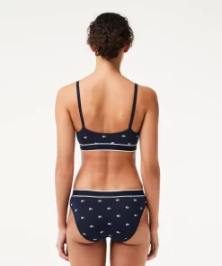 Lacoste Underwear & Loungewear-Mini Croc Signature Bandeau Bralette