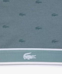 Lacoste Underwear & Loungewear-Mini Croc Signature Bandeau Bralette