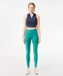 Lacoste Fitness & Training-Mini Pocket Printed Sport Leggings