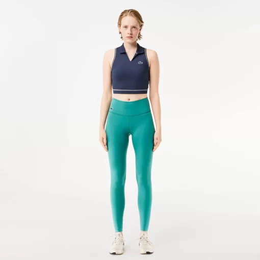 Lacoste Fitness & Training-Mini Pocket Printed Sport Leggings