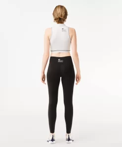 Lacoste Fitness & Training-Mini Pocket Printed Sport Leggings