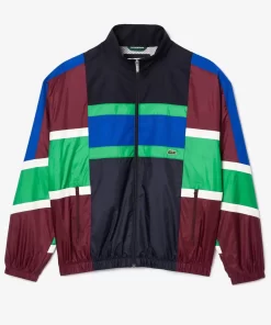 Lacoste Tracksuits-Mixed Material Colourblock Sportsuit Jacket