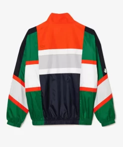 Lacoste Tracksuits-Mixed Material Colourblock Sportsuit Jacket