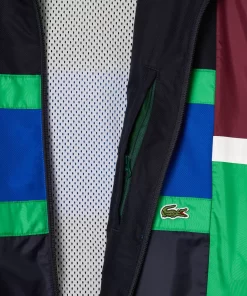 Lacoste Tracksuits-Mixed Material Colourblock Sportsuit Jacket